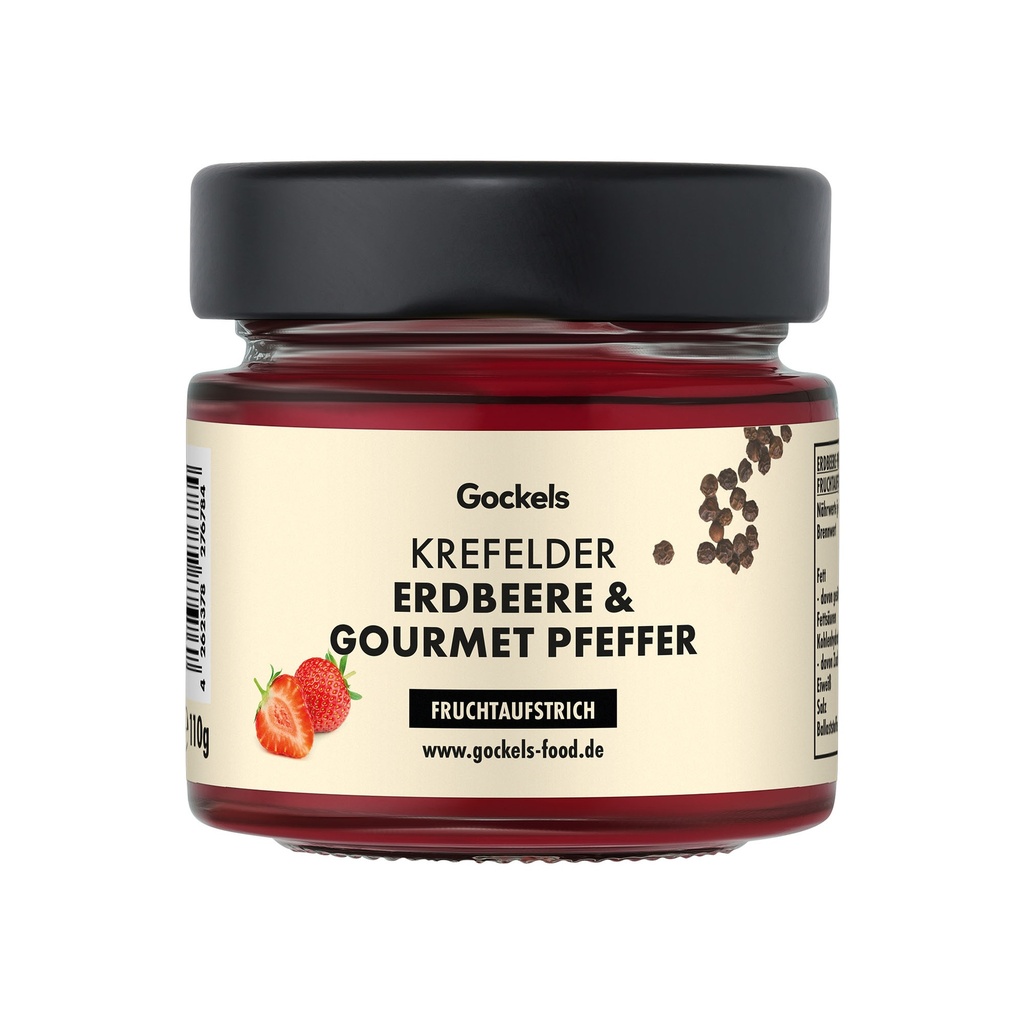 Krefelder Erdbeere & Gourmet Pfeffer Fruchtaufstrich