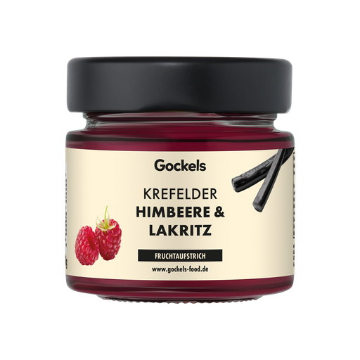 Krefelder Himbeere & Lakritz Fruchtaufstrich